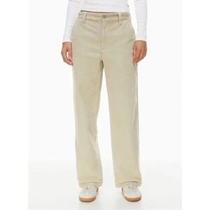 Aritzia TNA Beige Corduroy Pant, Size 0